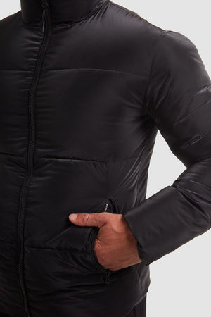 Puffa Jacket in Black - TAILORED ATHLETE - ROW