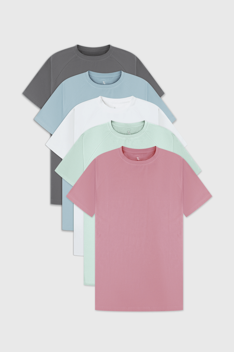 Muscle Fit Pastels 5-Pack - TAILORED ATHLETE - ROW