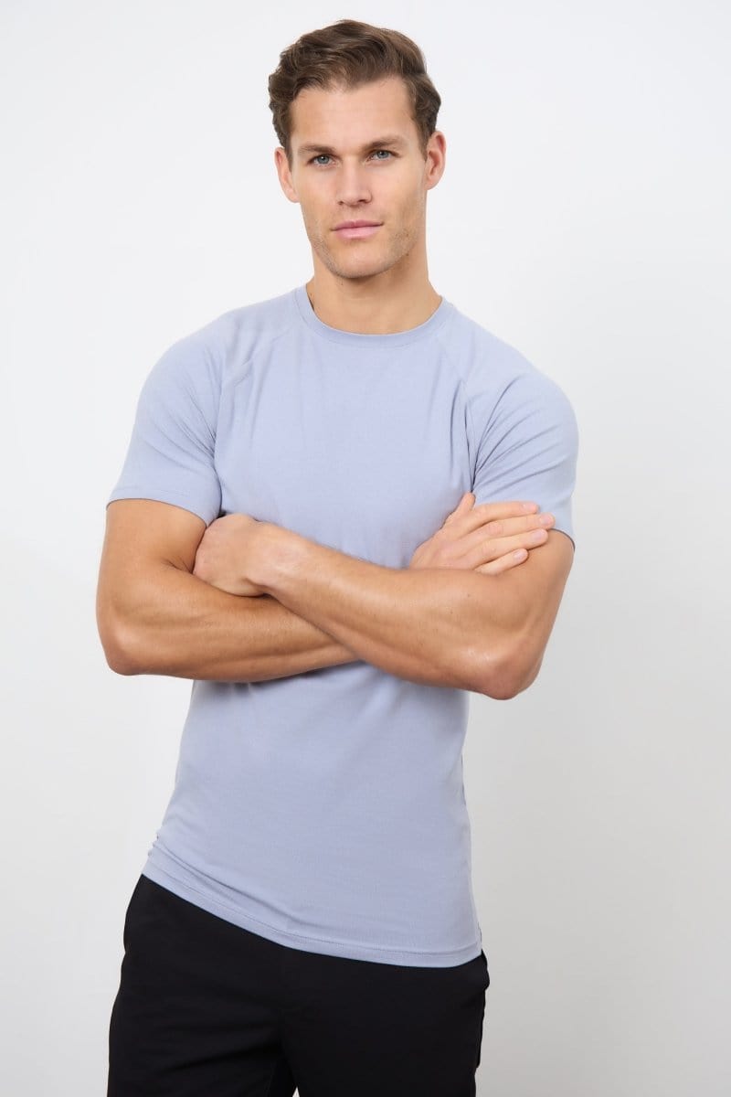 Muscle Fit T-Shirt in Lilac - TAILORED ATHLETE - ROW