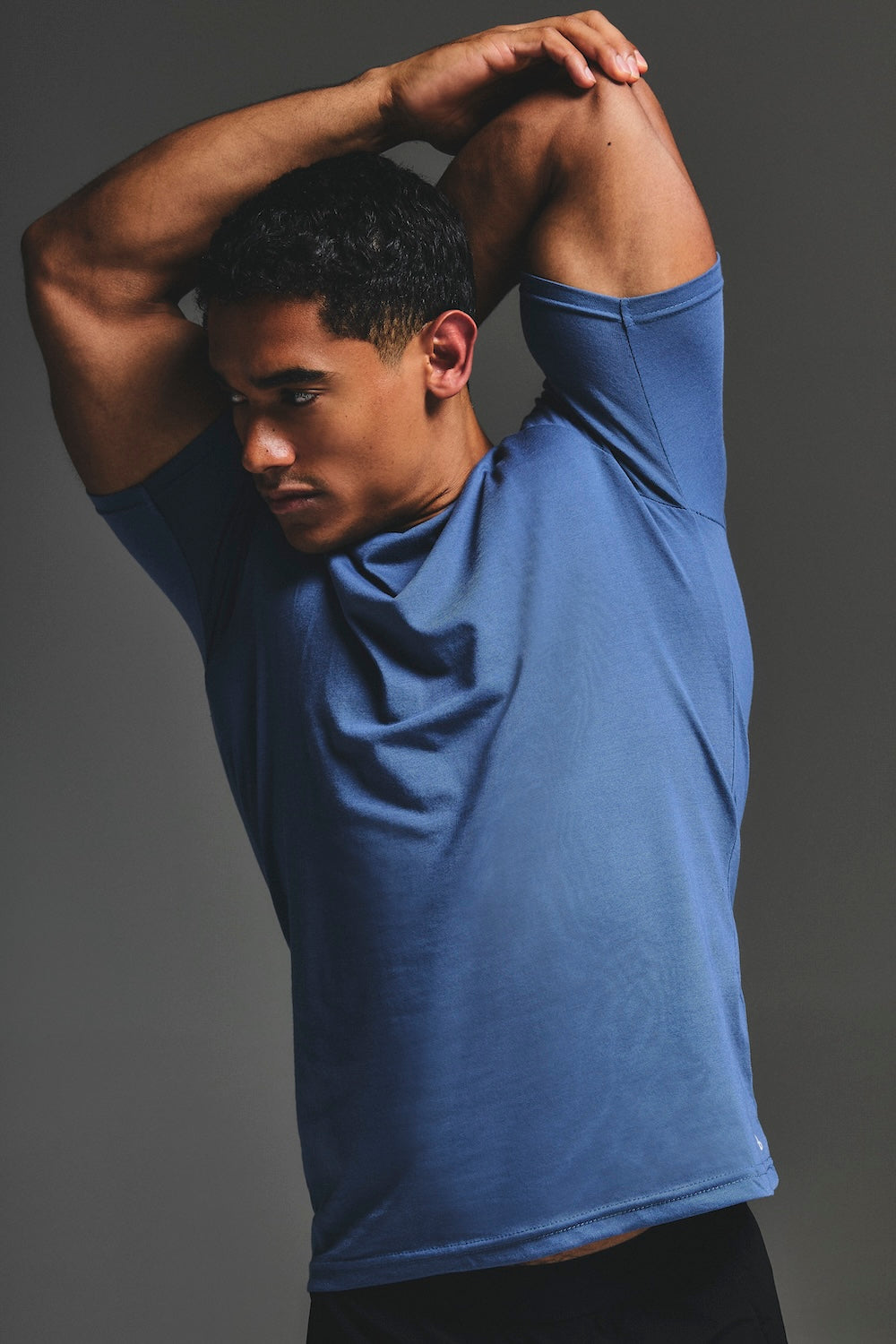 Essential Training Top in Slate Blue
