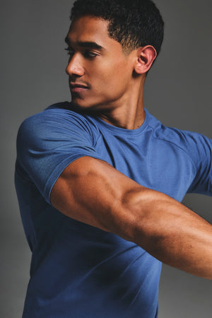 Essential Training Top in Slate Blue