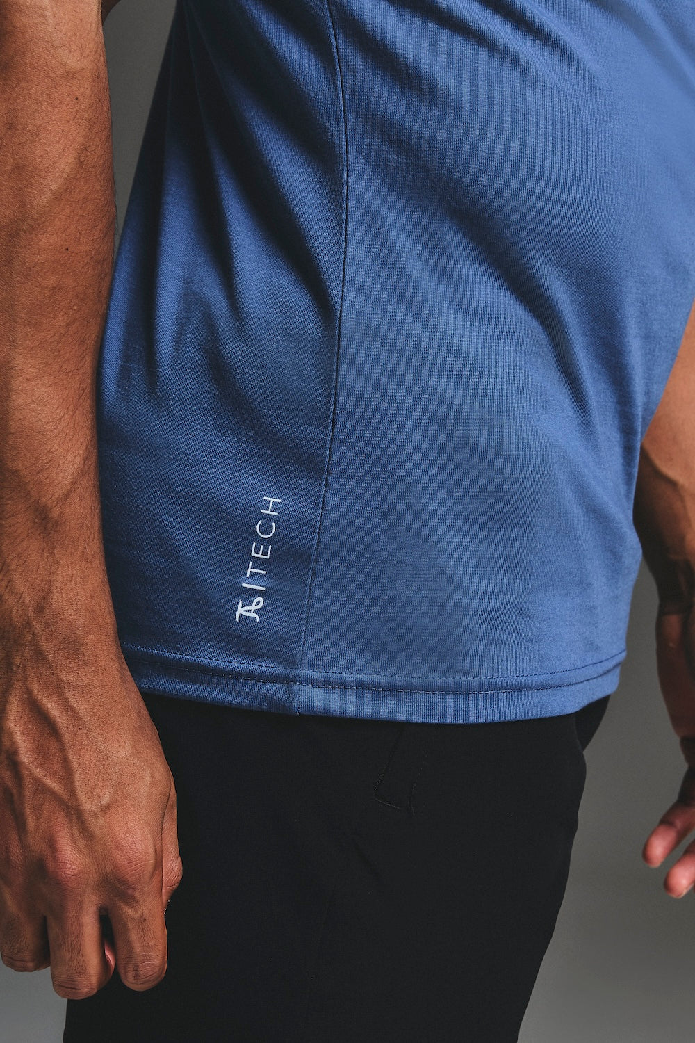 Essential Training Top in Slate Blue