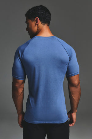 Essential Training Top in Slate Blue