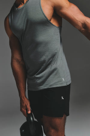 Essential Training Vest in Charcoal
