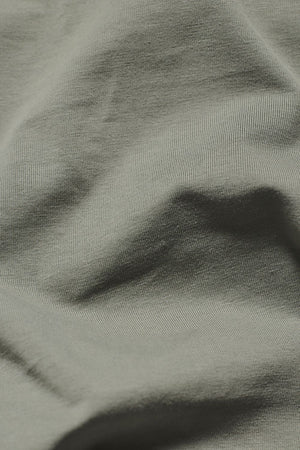 Essential Jersey Buttonless Polo Shirt in Soft Khaki