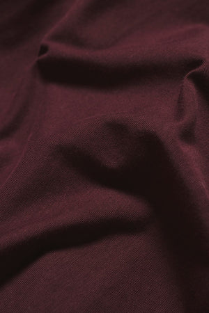 Muscle Fit Signature Long Sleeve T-Shirt in Bordeaux