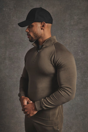 TA Embroidered Baseball Cap in Black