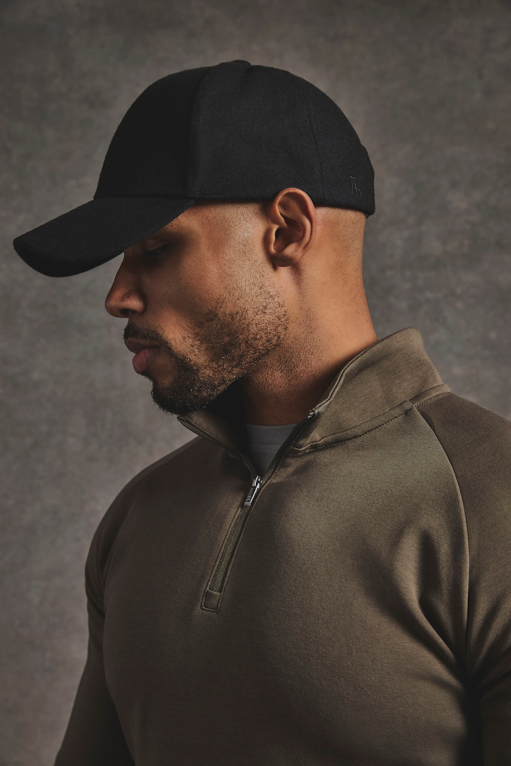 TA Embroidered Baseball Cap in Black