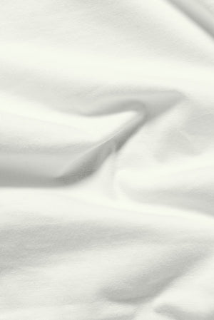 Essential Jersey Buttonless Polo Shirt in White