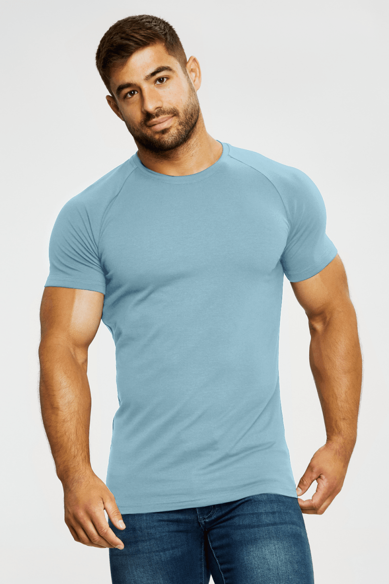 Muscle Fit Blue & White 5-Pack - TAILORED ATHLETE - ROW