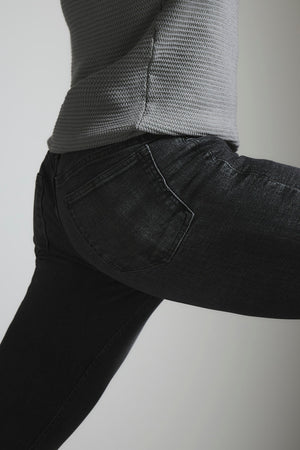 Muscle Fit Stretch Jeans in Grey