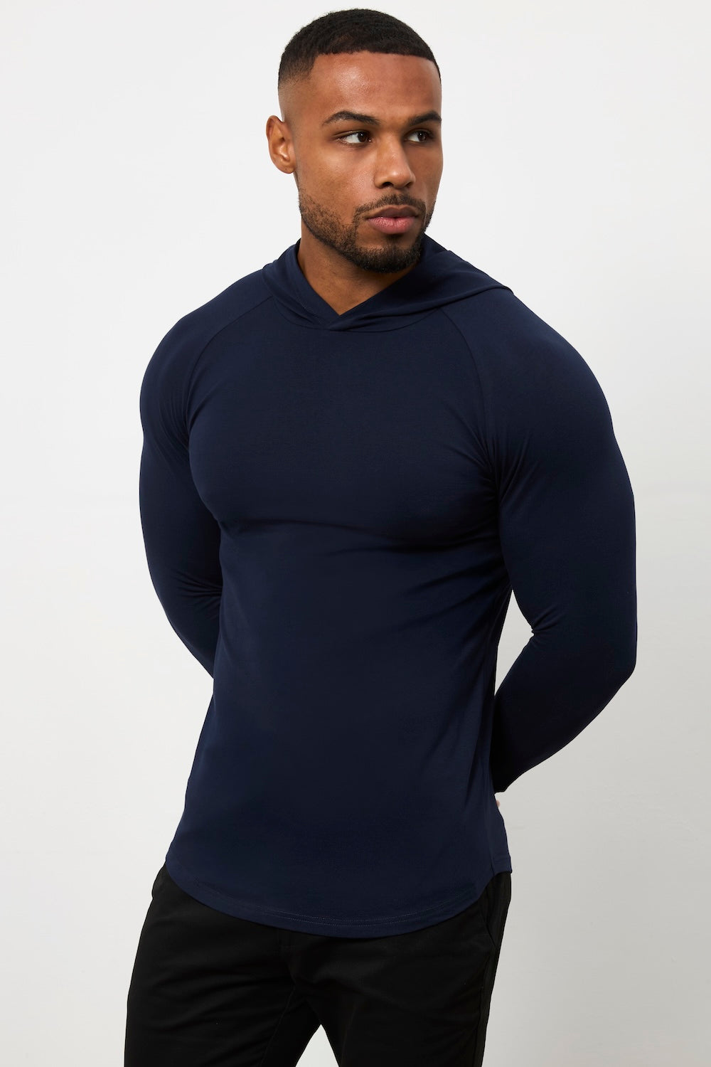 Hooded Top in True Navy