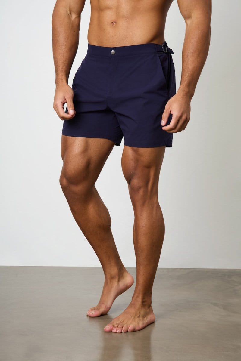 Hybrid Swim Short in Navy - TAILORED ATHLETE - ROW