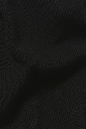 Knitted Vest in Black