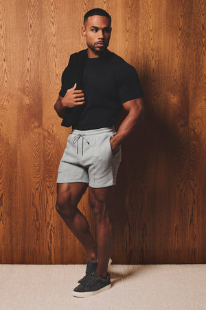 Luxe Sweat Shorts in Grey