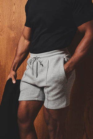 Luxe Sweat Shorts in Grey