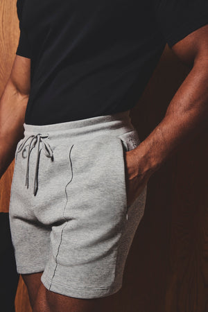 Luxe Sweat Shorts in Grey