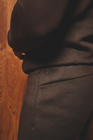 Luxe Sweat Shorts in Chocolate