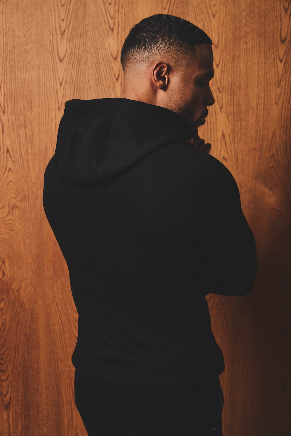 Luxe Sweat Hoodie in Black