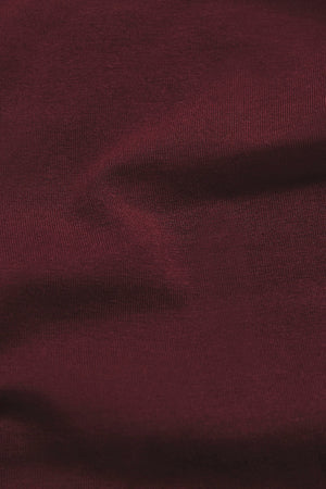 Muscle Fit Polo Shirt in Burgundy
