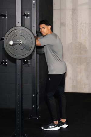 3 Pack Essential Training Top in Charcoal