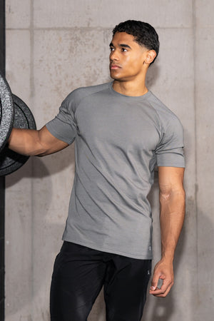 3 Pack Essential Training Top in Charcoal