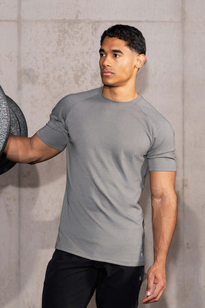 3 Pack Essential Training Top in Charcoal