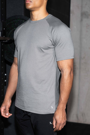 3 Pack Essential Training Top in Charcoal
