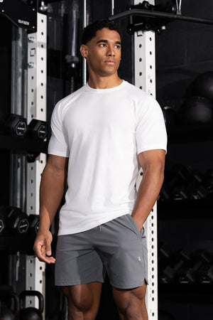 3 Pack Essential Training Top in White