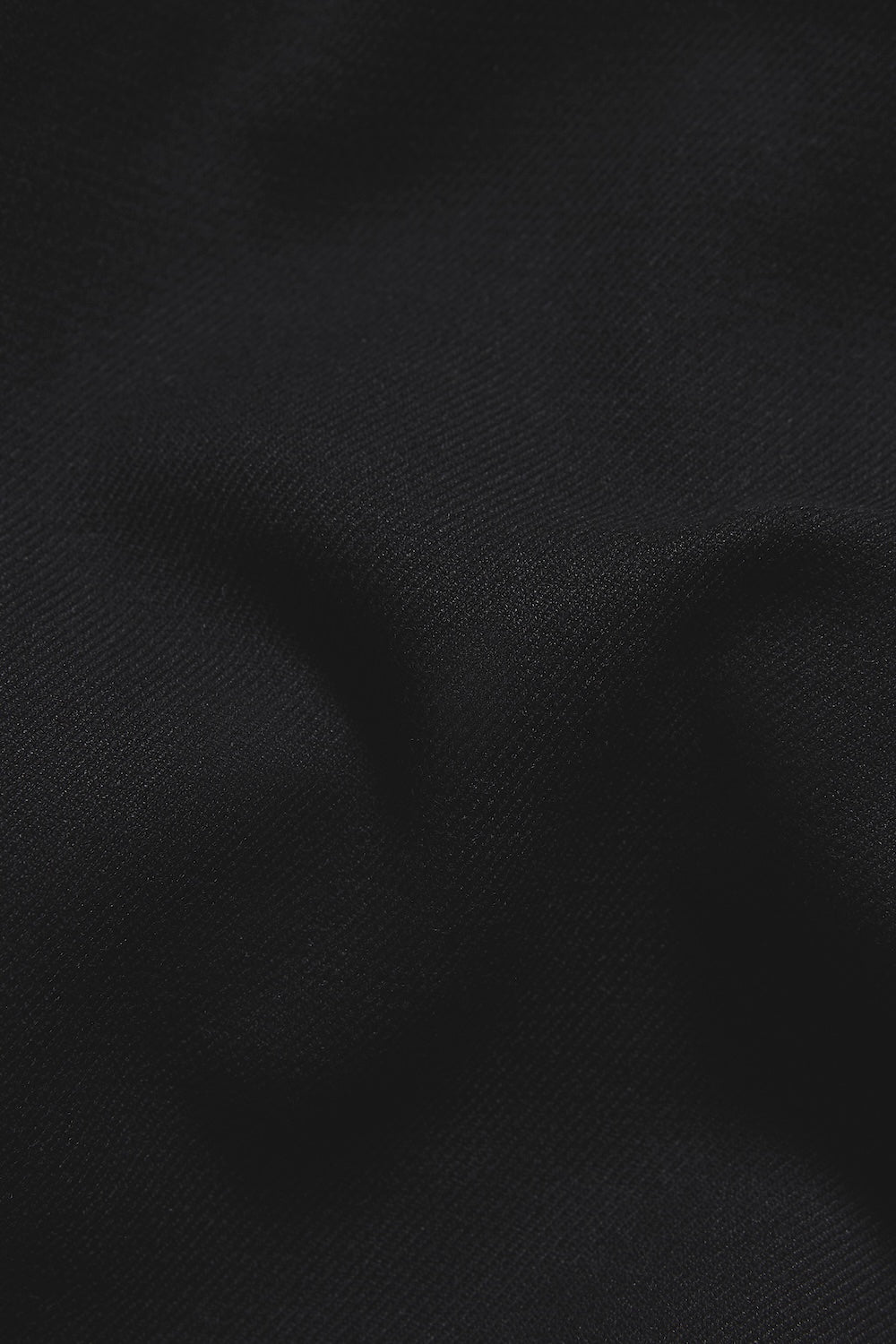 Melange Woven Shacket in Black