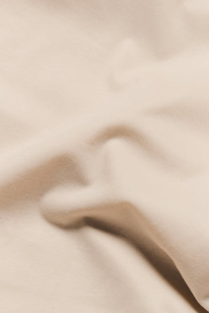 Mercerised Cotton T-Shirt in Alabaster