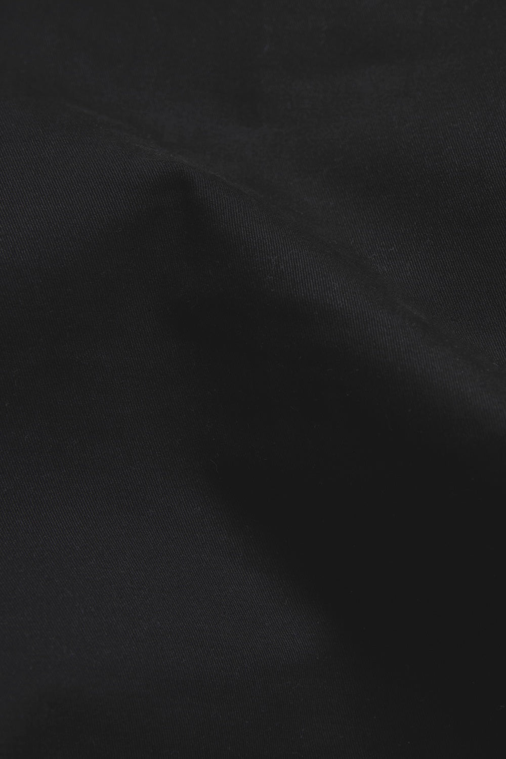 Muscle Fit Cotton Stretch Chino Trouser in Black