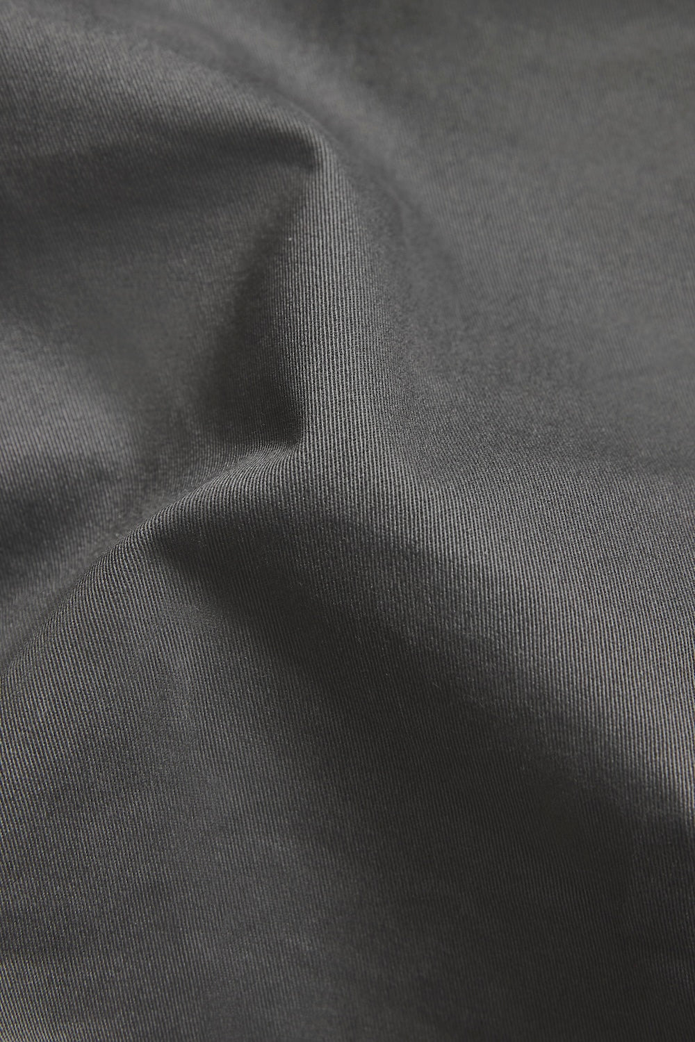 Muscle Fit Cotton Stretch Chino Trouser in Dark Grey