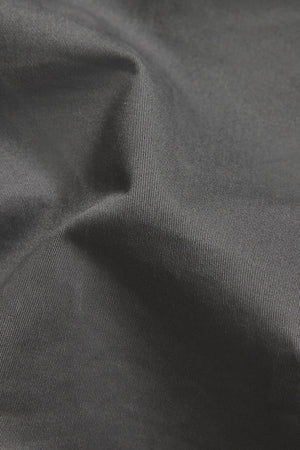 Muscle Fit Cotton Stretch Chino Trouser in Dark Grey