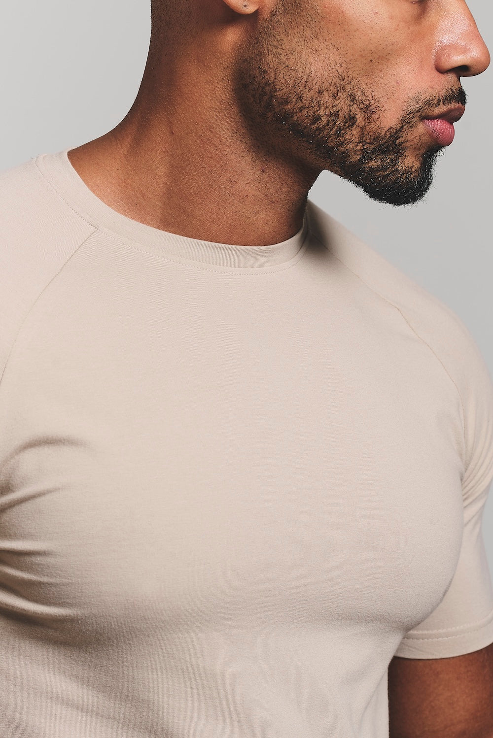 Muscle Fit T-Shirt in Sand