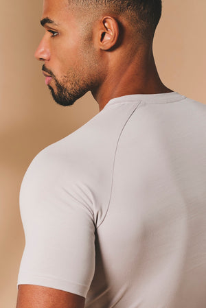 Muscle Fit T-Shirt in Soft Grey