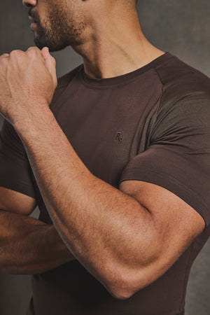 Muscle Fit T-Shirt in Chocolate