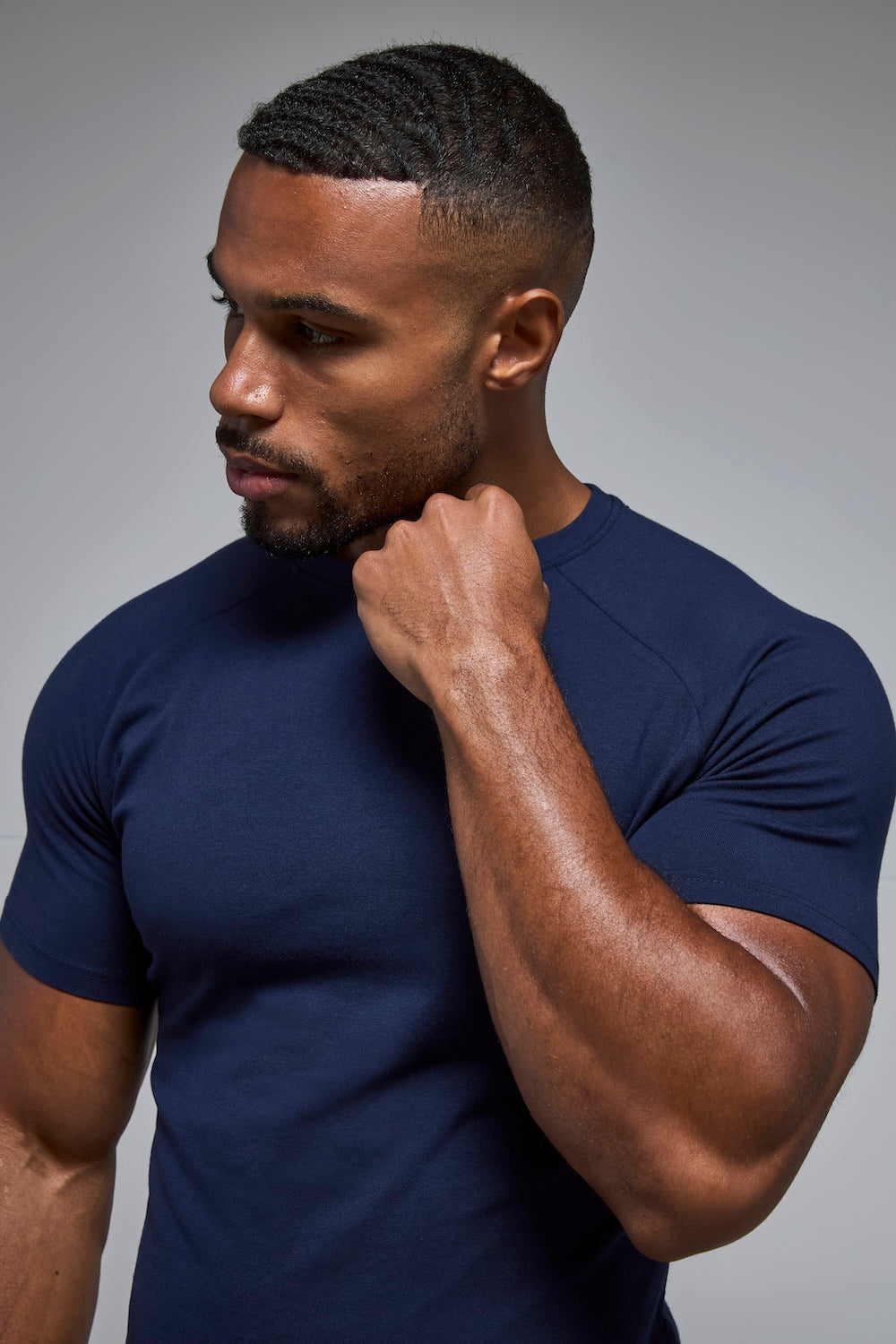 Muscle Fit T-Shirt in True Navy