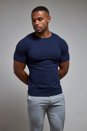 Muscle Fit T-Shirt in True Navy