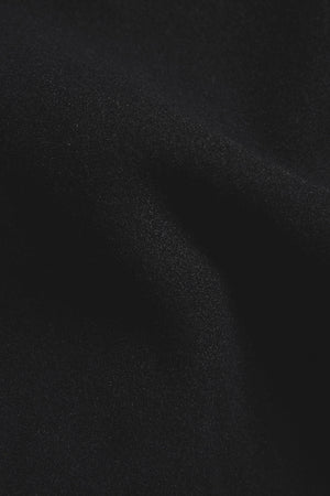 Single Breasted Overcoat in Black