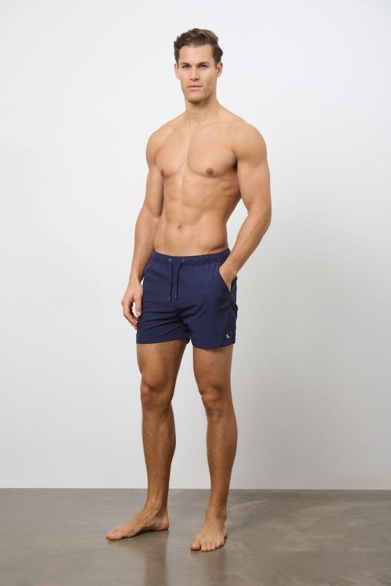 Plain Swim Short in Navy - TAILORED ATHLETE - ROW