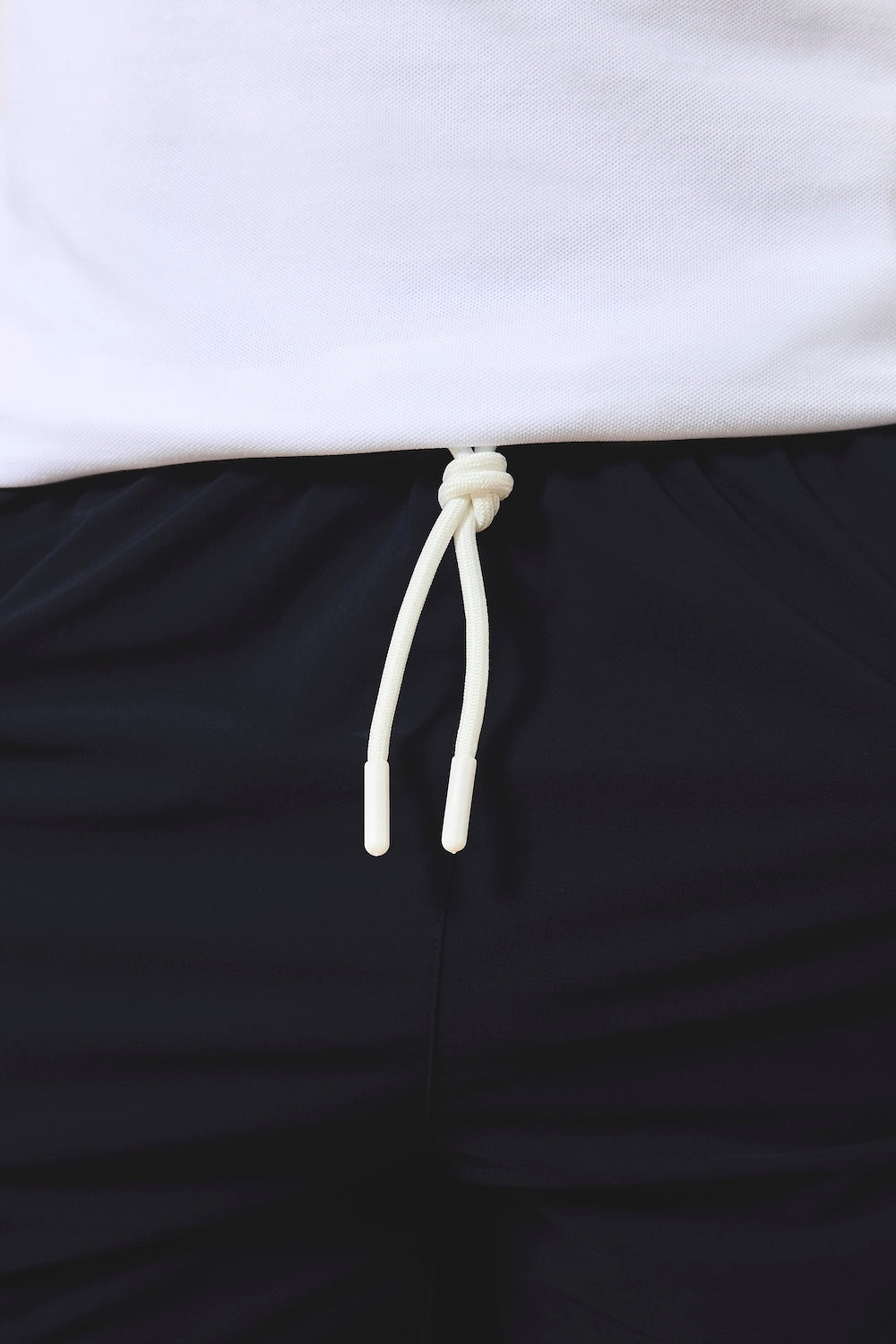 Quick Dry Piped Swim Shorts in Navy