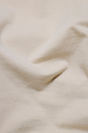 Fine Tipped T-Shirt in Alabaster and White