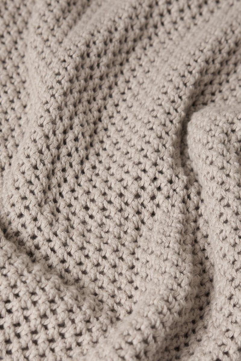 Crochet Knitted Shirt in Neutral - TAILORED ATHLETE - ROW