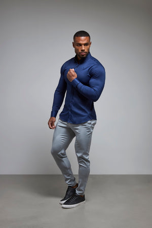 Muscle Fit Signature Shirt 2.0 in French Navy
