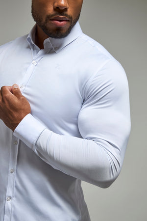 Muscle Fit Signature Shirt 2.0 in White