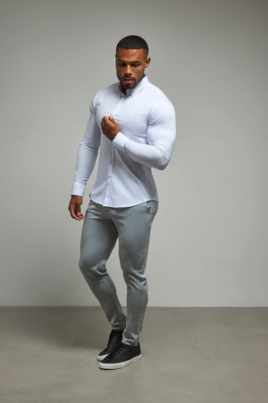 Muscle Fit Signature Shirt 2.0 in White