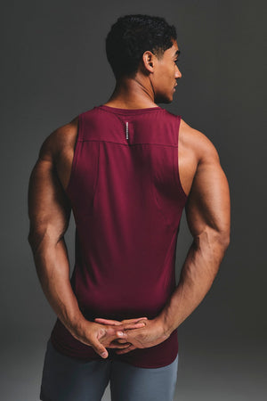 Training Vest in Burgundy