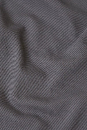 Twill Jersey Shacket in Graphite - TAILORED ATHLETE - ROW