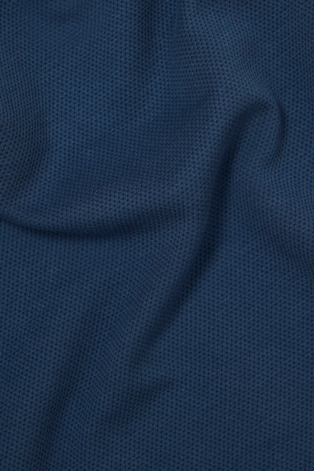 Zip Neck Polo Shirt in Teal